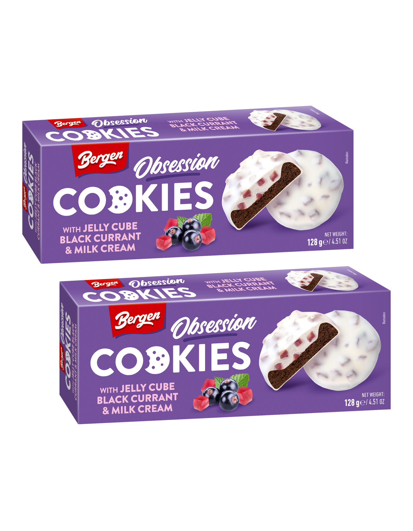 Печенье Bergen Obsession Черная смородина - фото 1