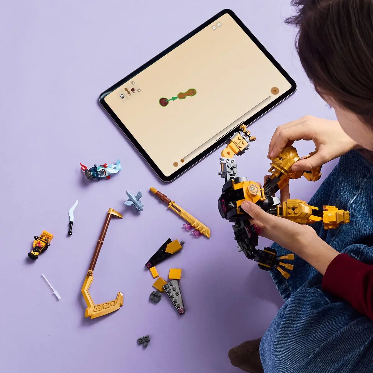 Конструктор LEGO NINJAGO Боевой робот Круджитсу Арина 213 дет. - фото 9