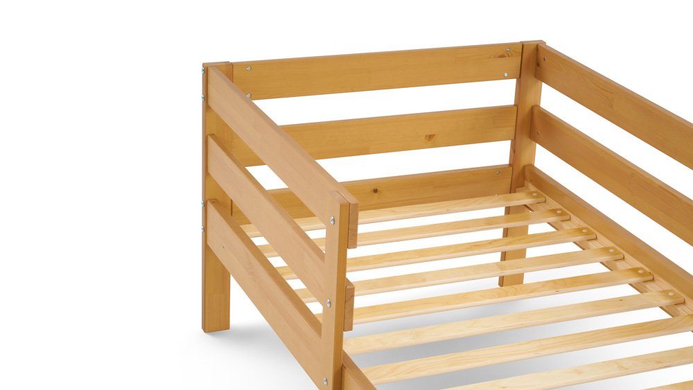 Кровать односпальная IKEA Ош (коричневый) - фото 8