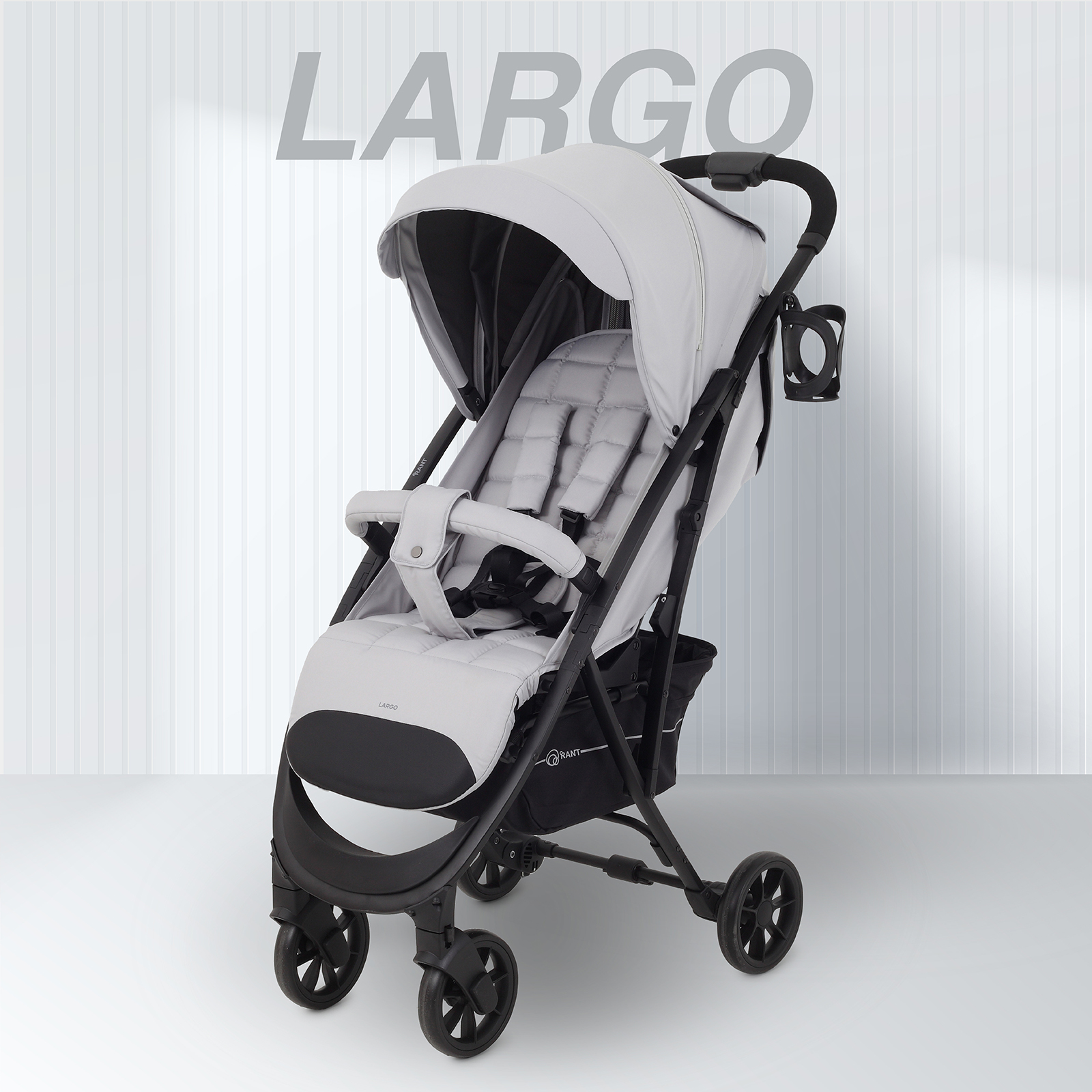 Коляска прогулочная Rant серый - фото 2
