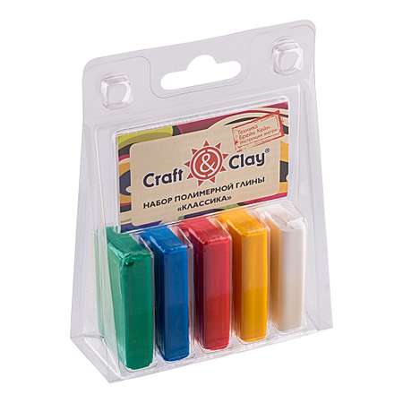 Глина Craft and Clay 5 цв.