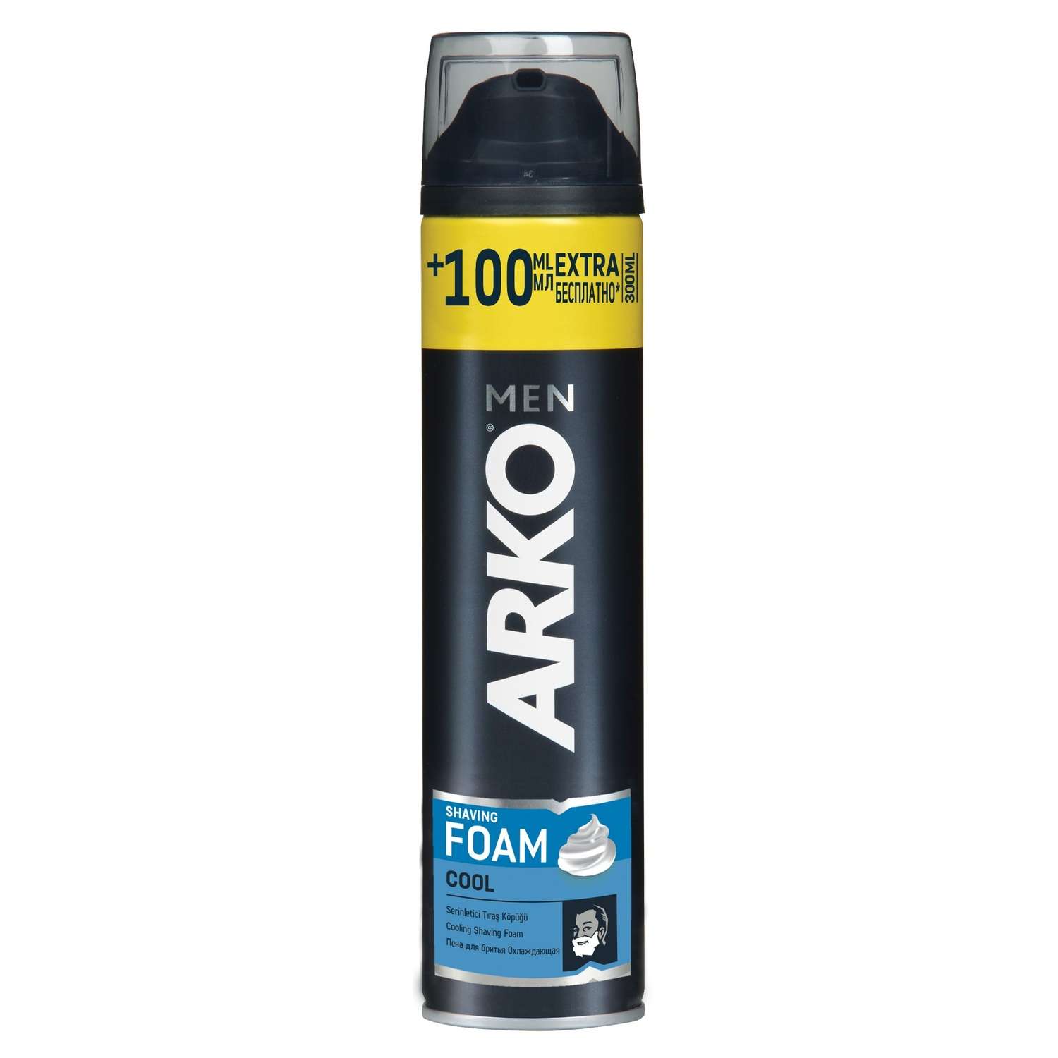 Пена для бритья ARKO Men Men Cool с охдаждающим эффектом 300мл - фото 1