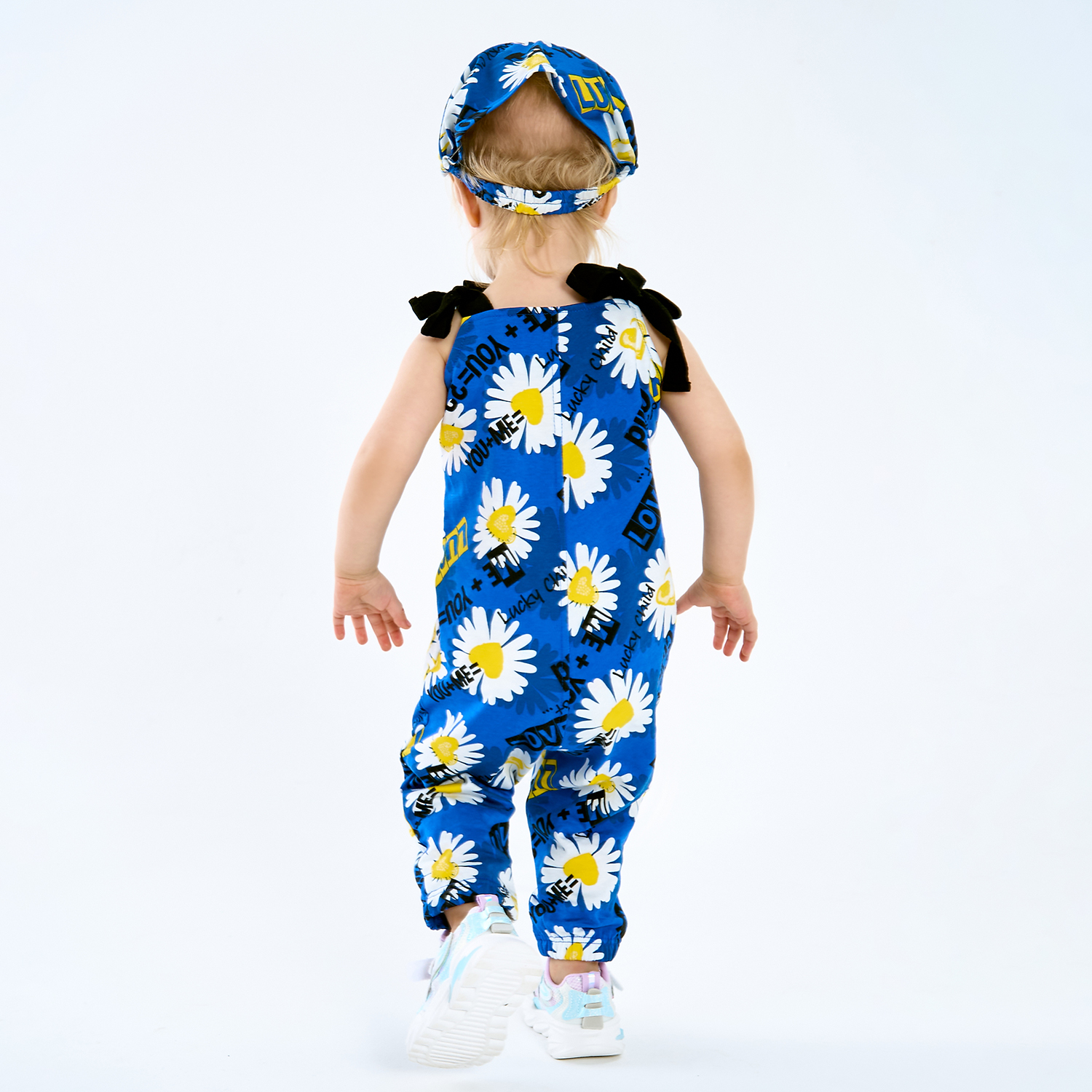Полукомбинезон Lucky Child 143-30К/ромашки/0-2 - фото 2
