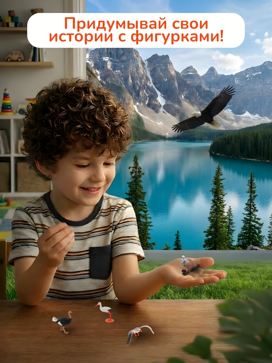 Игровой набор KONIK с проектором - птицы - фото 12