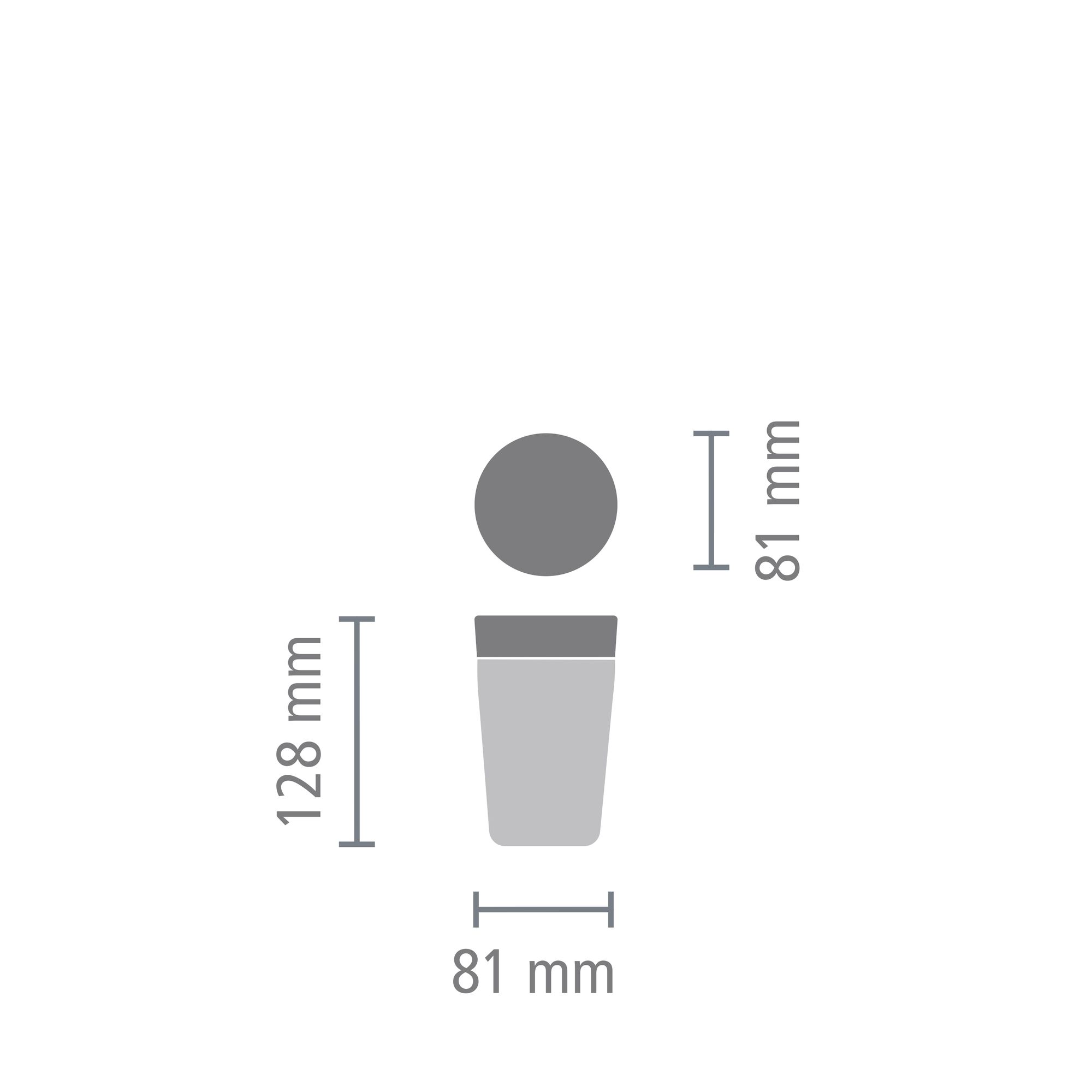 Термокружка Brabantia Make&Take 200мл светло-серый 228742 - фото 5