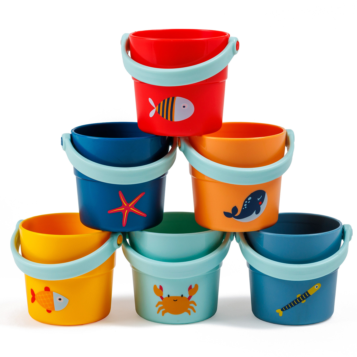 Игрушка Hape рыбалка Веселые ведра - фото 1