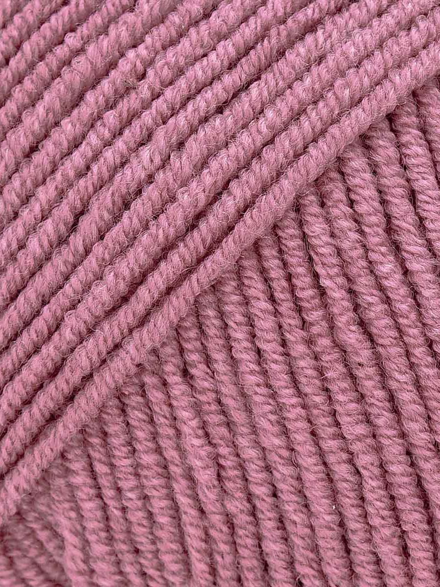 Пряжа YarnArt Jeans универсальная 50 г 160 м 65 пыльная роза, 10 мотков - фото 5