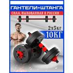 Набор блинов с грифом БлинДаГриф Гантель 5кг 2шт