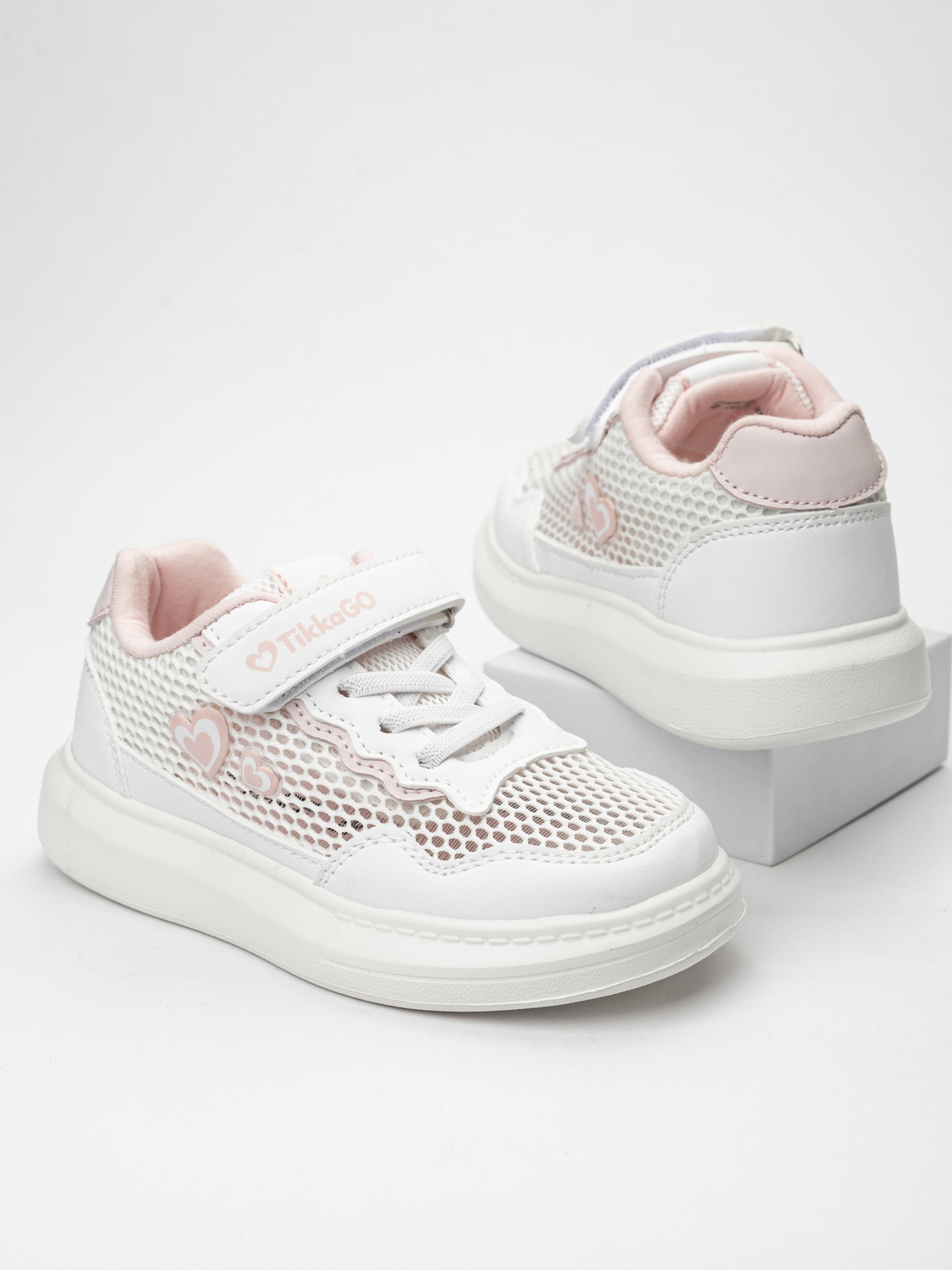 Кроссовки TikkaGo 7Y85_32502_white-pink - фото 3