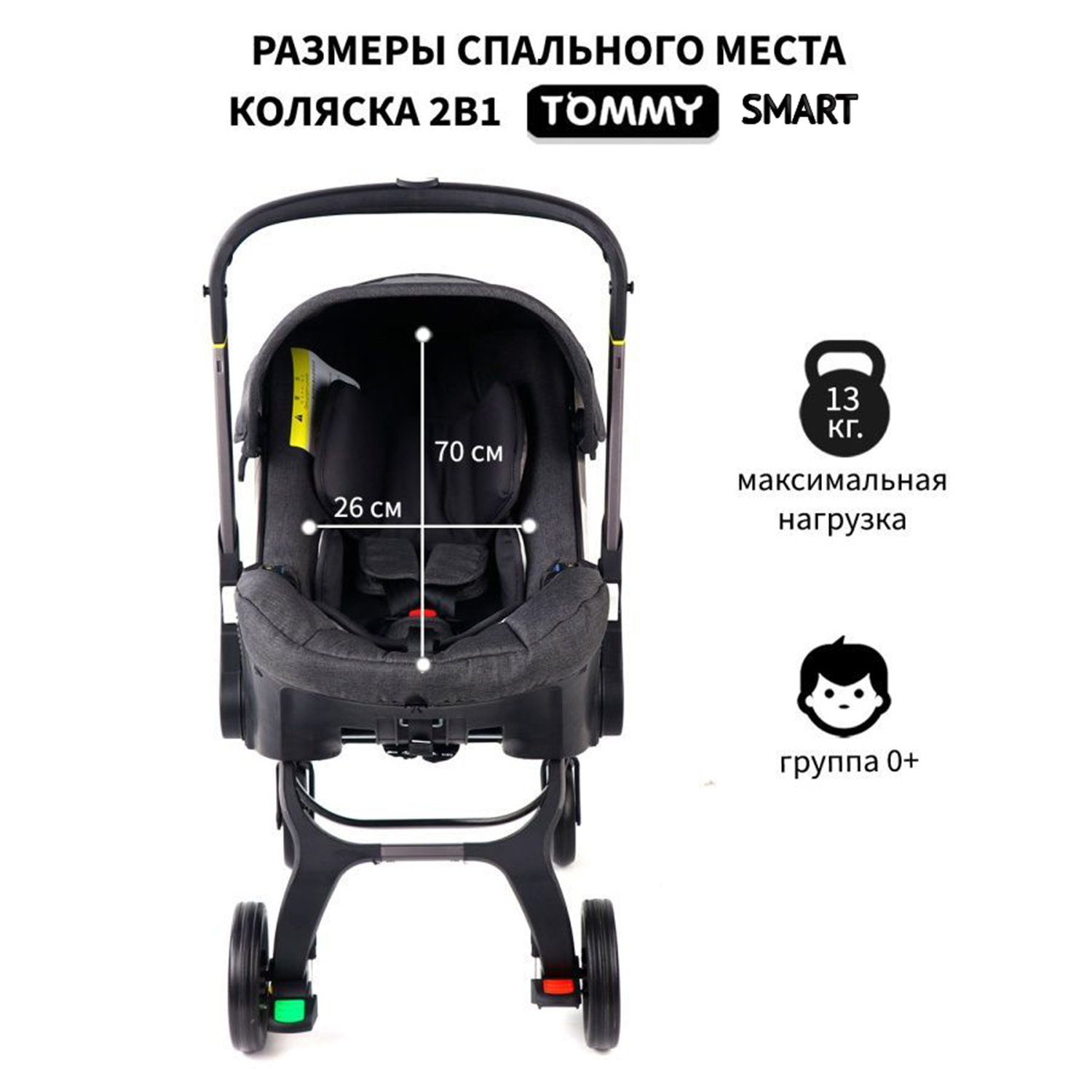 Коляска трансформер TOMMY Smart - фото 2