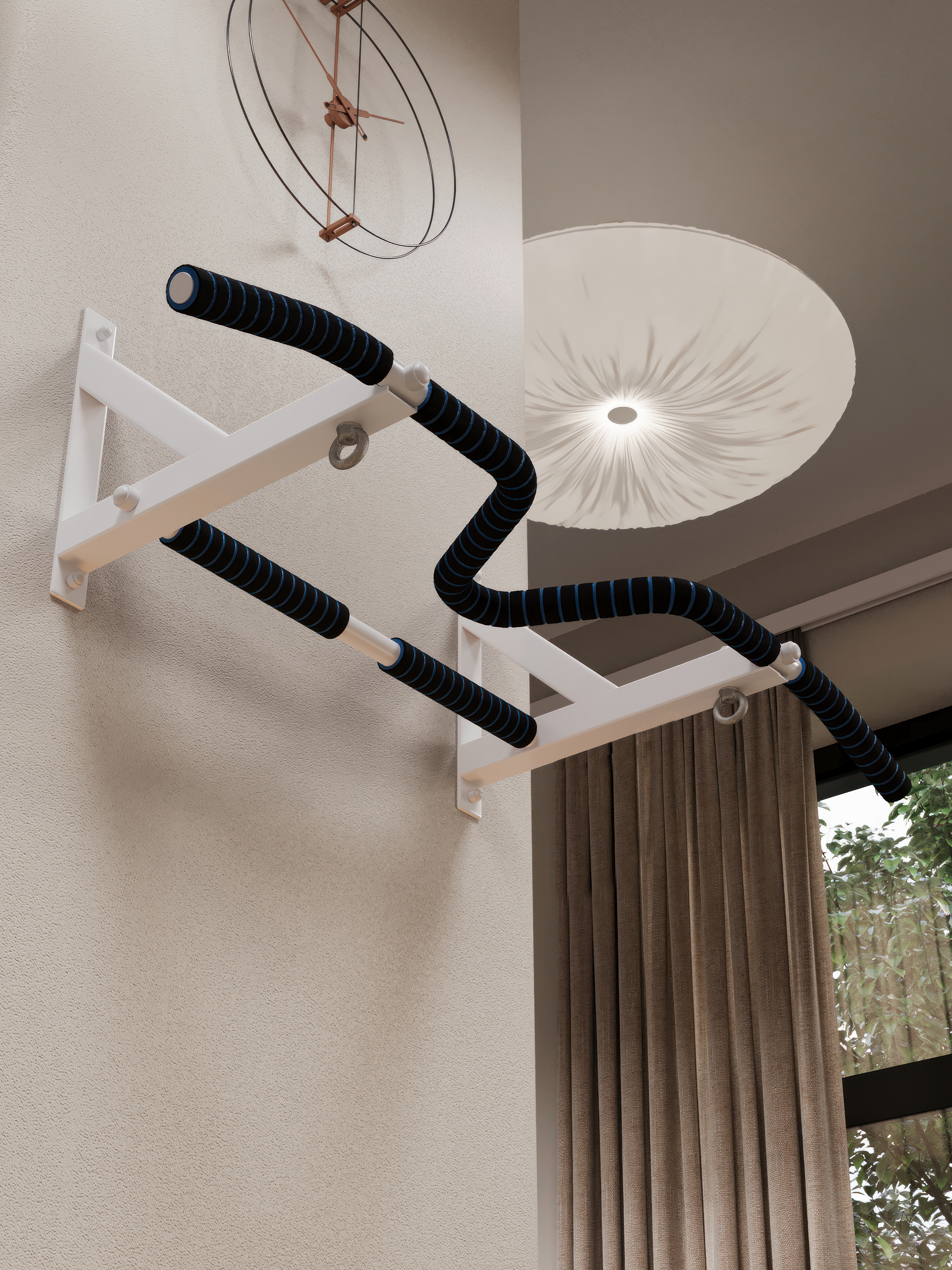 Турник настенный VENOM COMFORT с неопреновыми ручками - фото 7