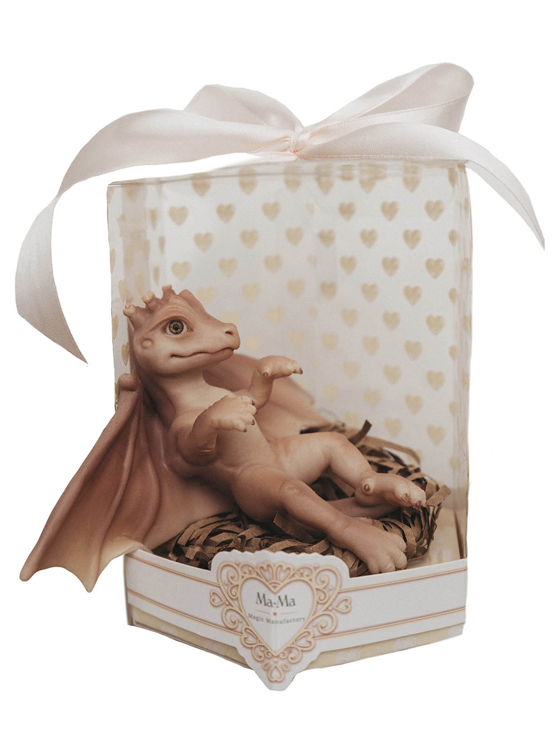 Кукла мини Magic Manufactory Magic history Дракон бежевый высота 12 см 4631170987295 - фото 2