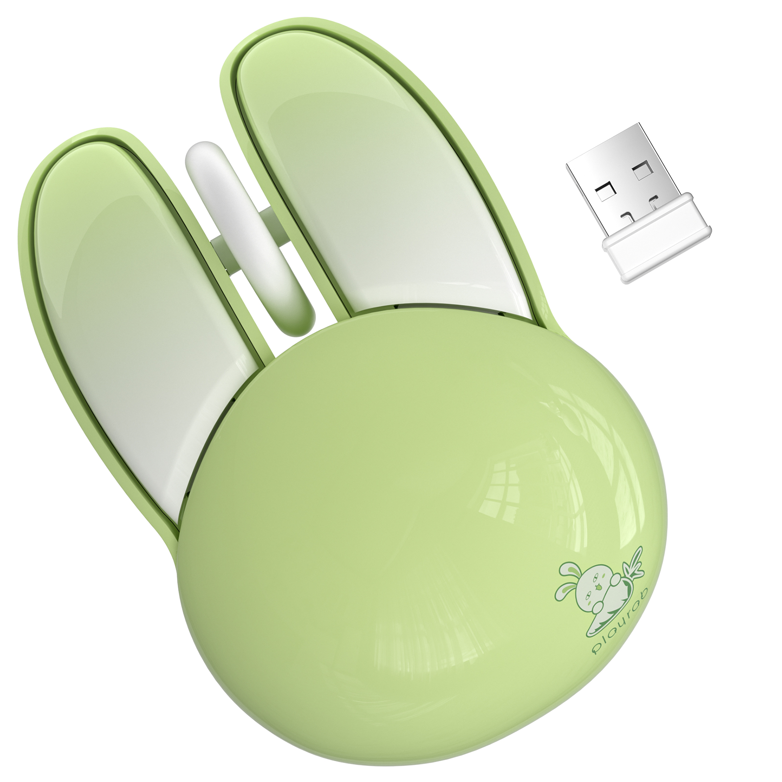 Беспроводная мышь MOFii MOFii M6AG Green - фото 1