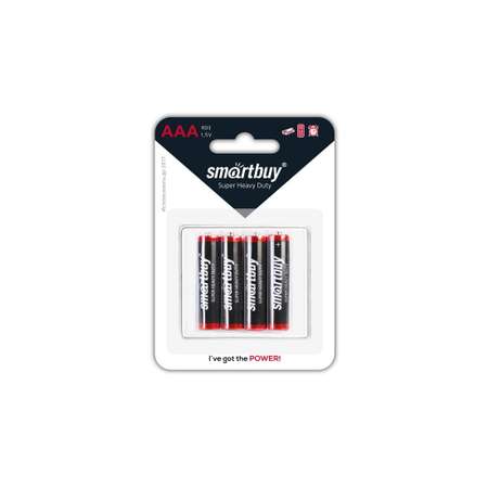 Элемент питания Smartbuy R03 - 4 шт. в упаковке