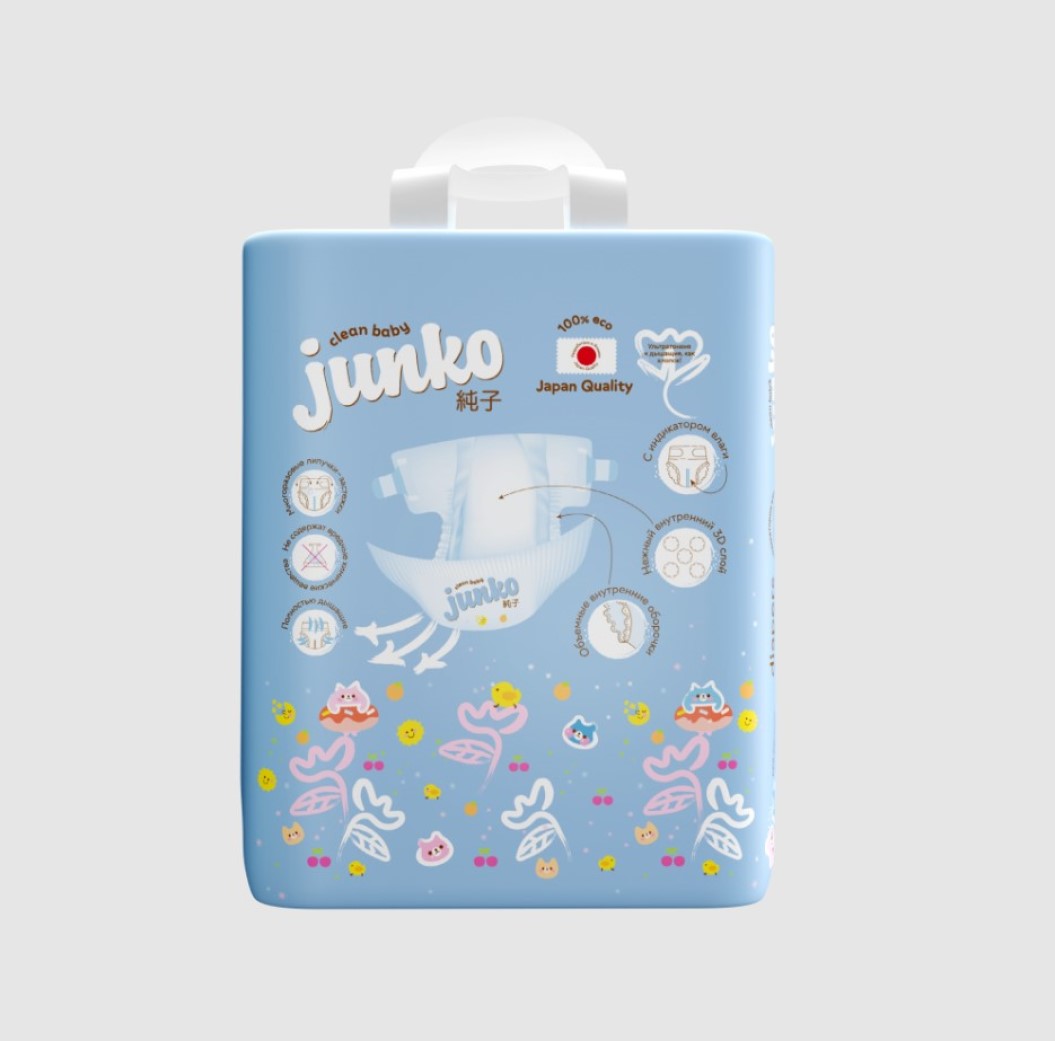 Подгузники JUNKO S 72 шт. - фото 2