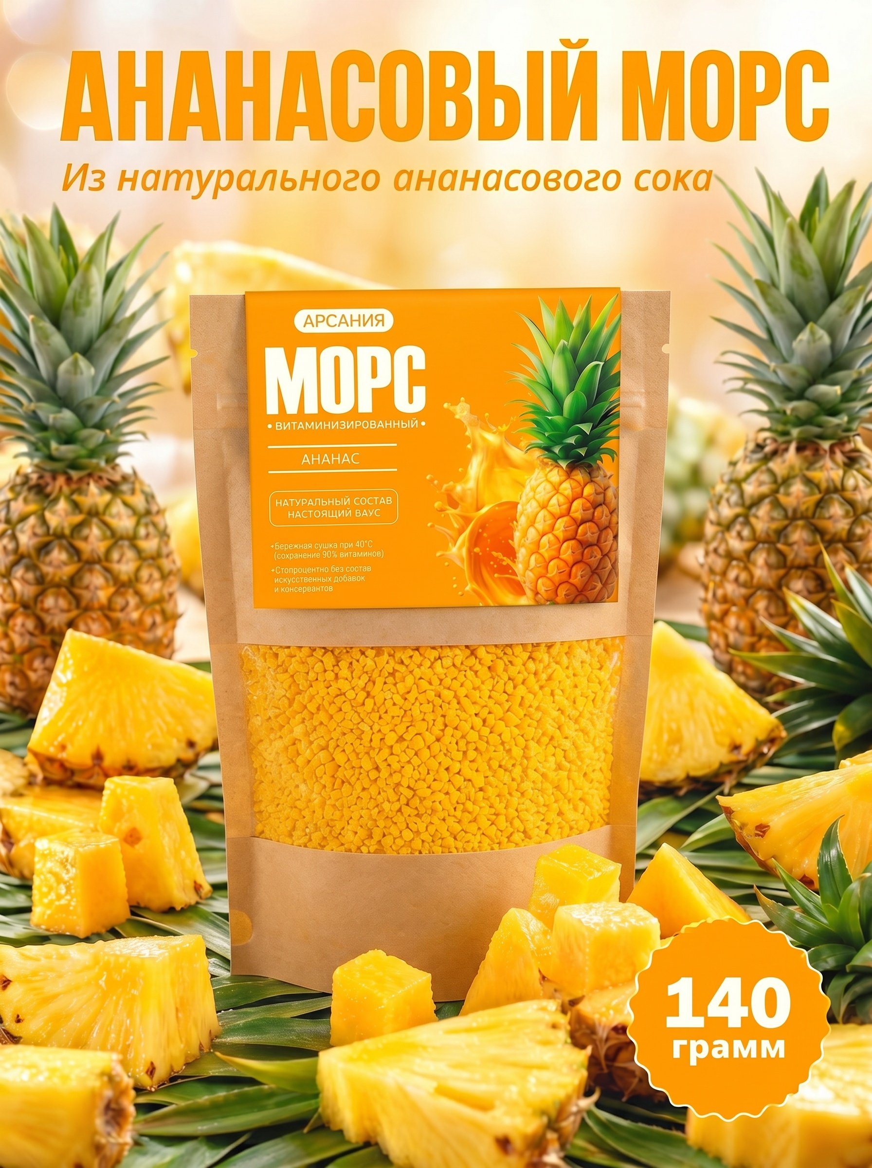 Морс с натуральным соком АРСАНИЯ витаминизированный - фото 1