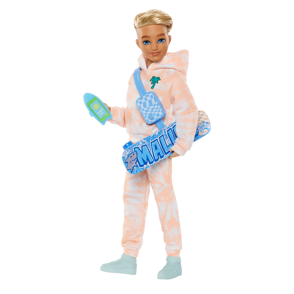 Кукла модельная Barbie Dream Besties Малибу на скейтборде JDD75 JDD75 - фото 2