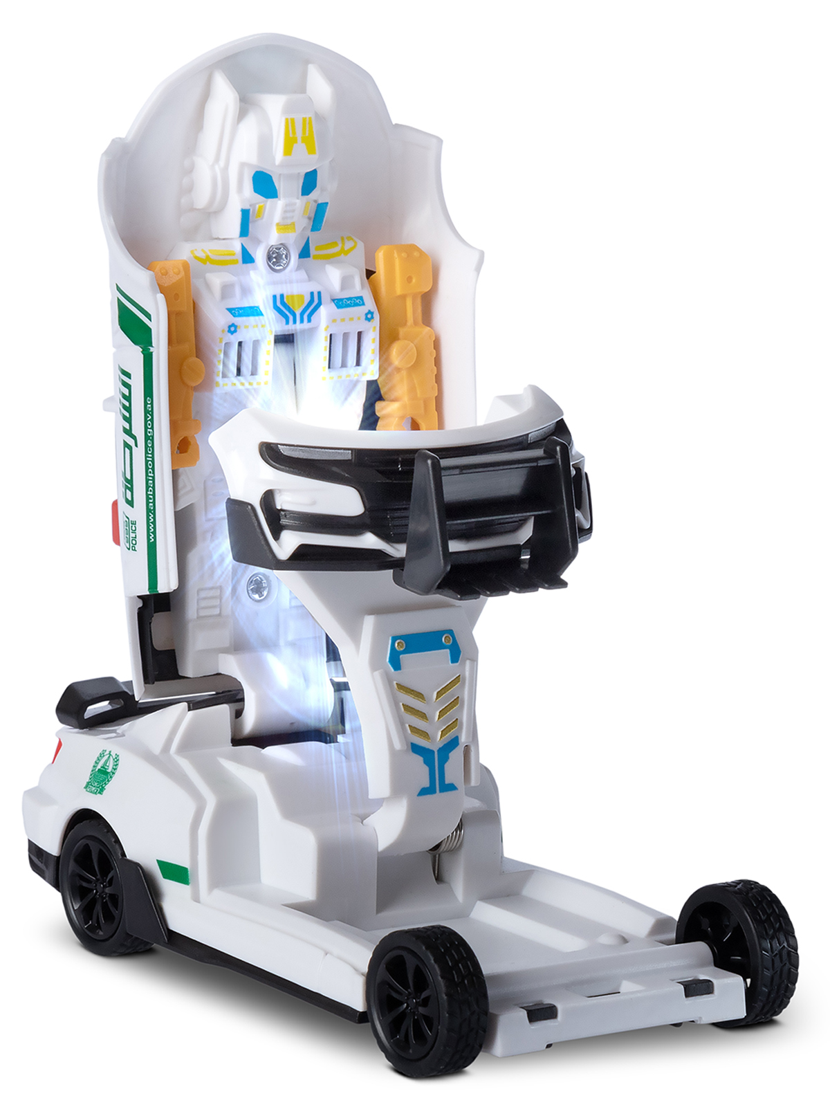 Фигурка AUTODRIVE Робот трансформер Белый - фото 15