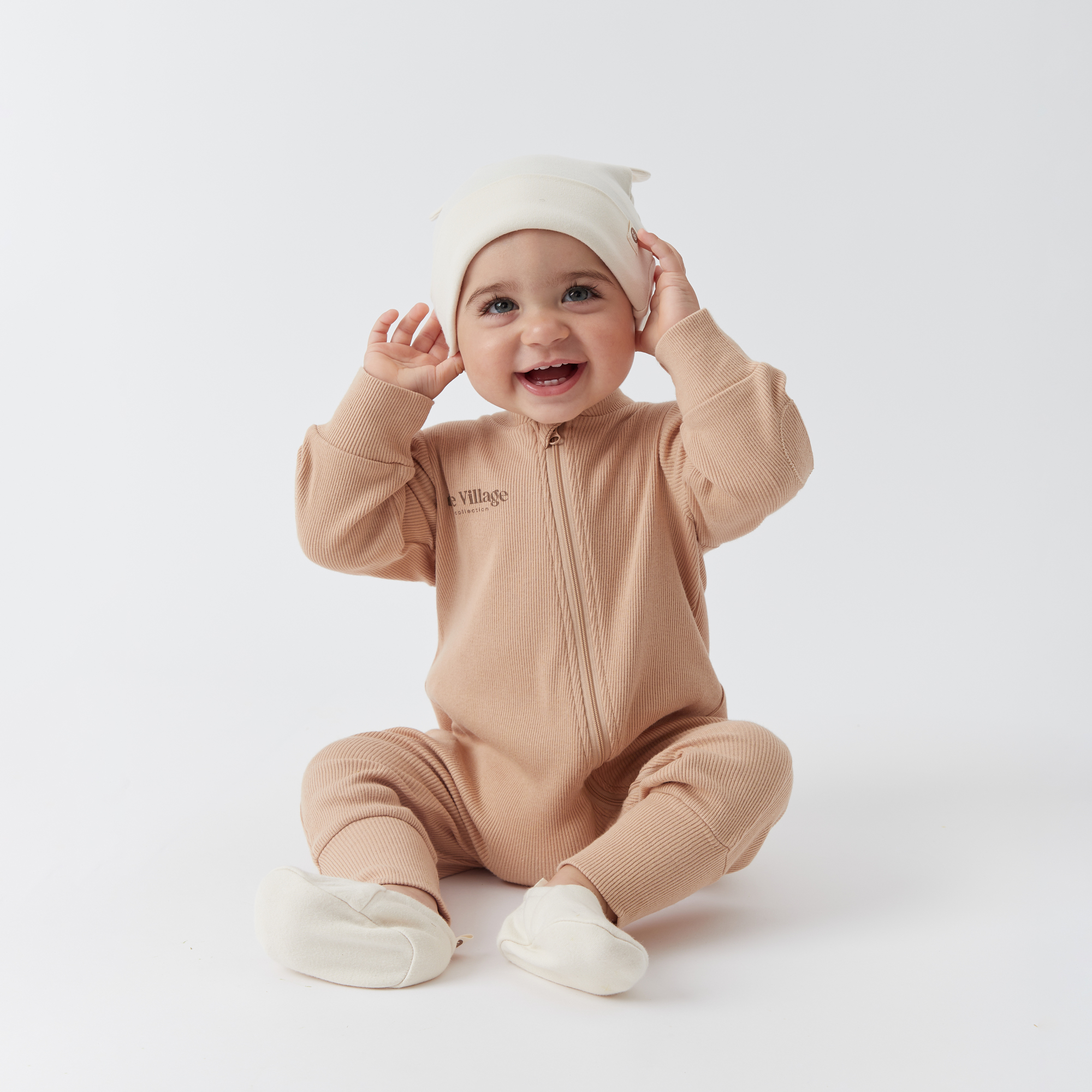 Комбинезон Happy Baby 90114_beige - фото 7