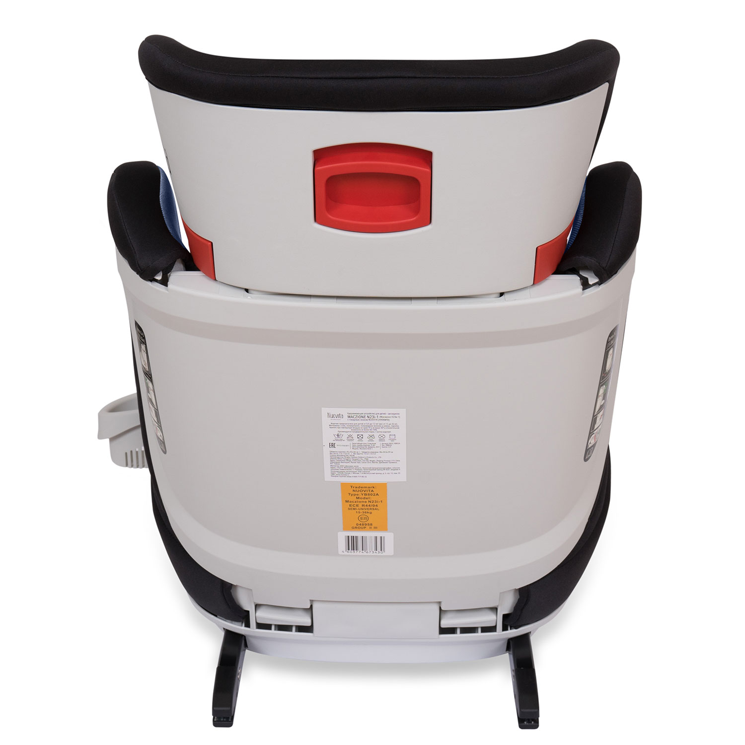 Автокресло Nuovita Isofix 2/3 (15-36 кг) бирюзовый - фото 16