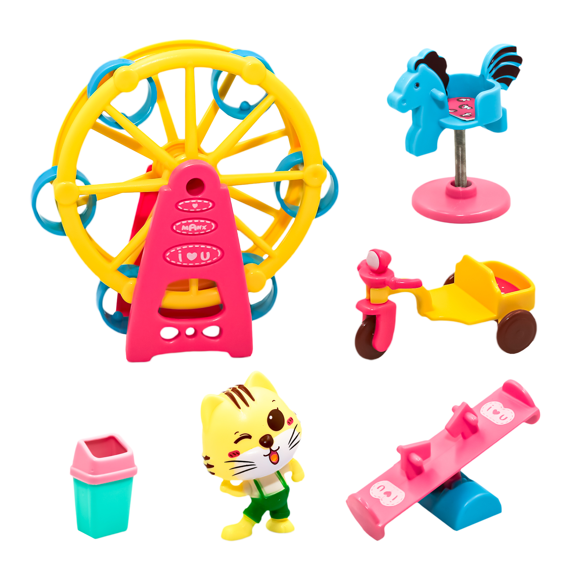 Игровой набор SHARKTOYS Мяу-мяу: Парк развлечений - фото 2