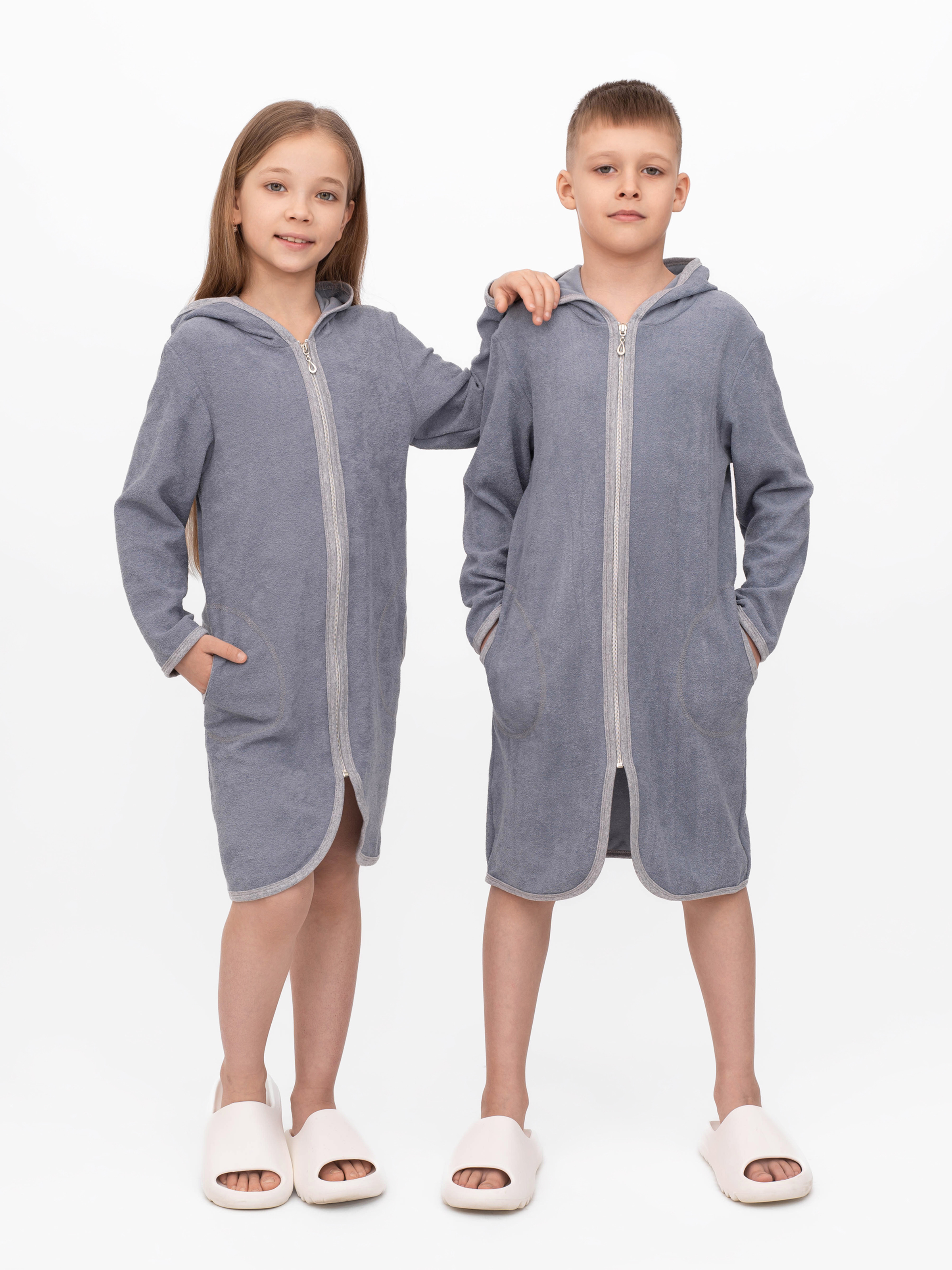 Халат Утенок 906 серый - фото 15