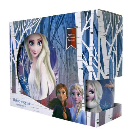Набор посуды ND PLAY Frozen 220 мл 3 предм.