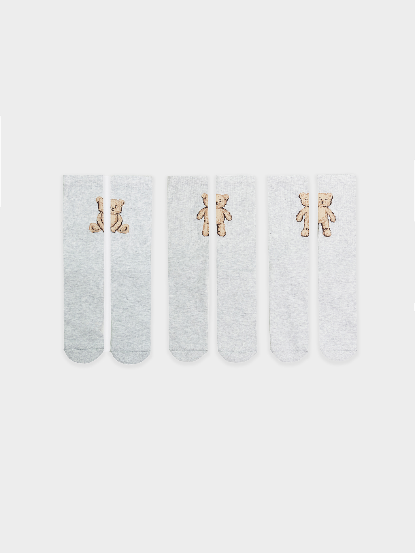 Носки 3 пары Mark Formelle (Марк Формэль) 287A-2530/св.серый меланж-3 - фото 6