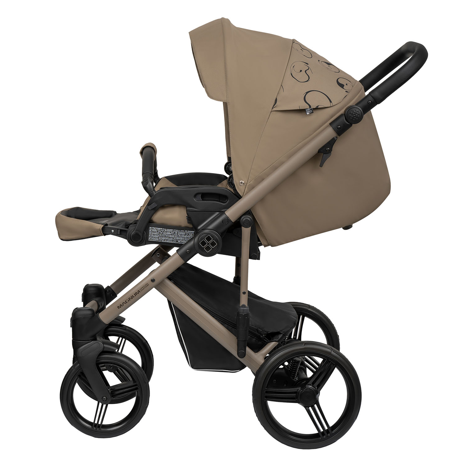 Коляска 2в1 Bebetto Magnum Light SE бежевый - фото 9