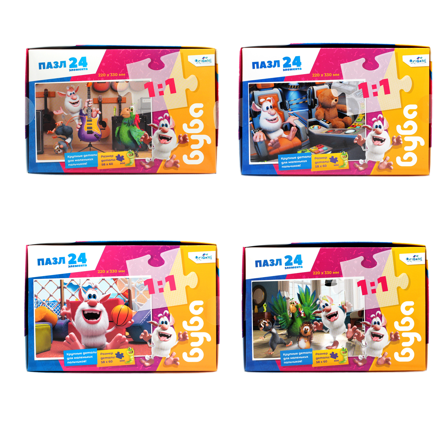 Пазл ORIGAMI Буба классический в ассортименте - фото 3