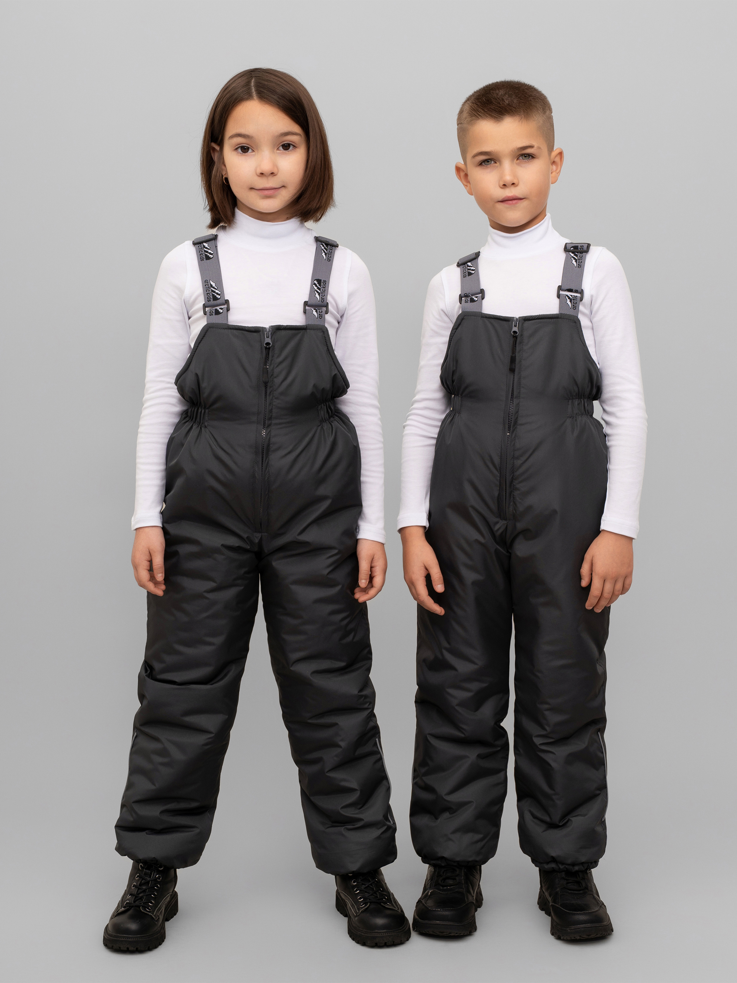 Полукомбинезон Arctic kids 60-010 серый. - фото 26