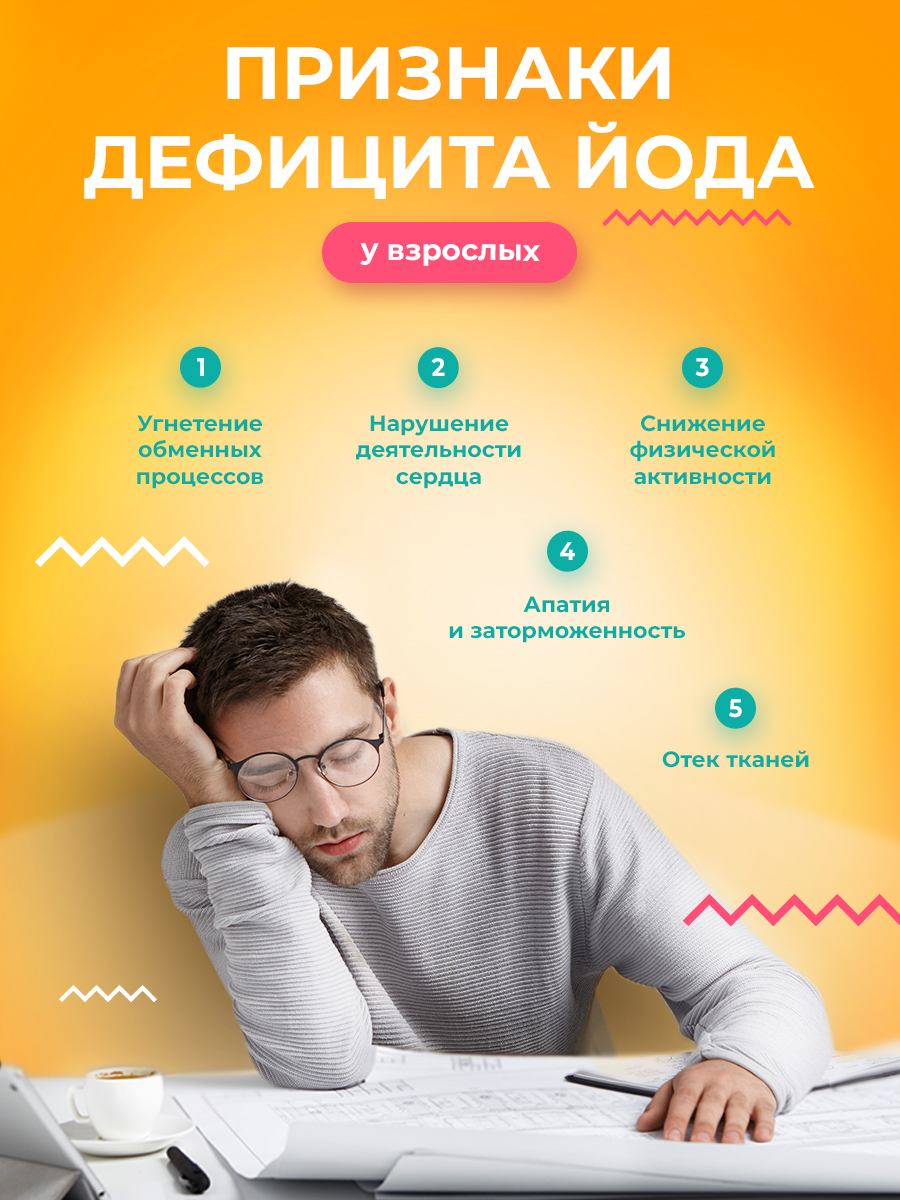 Йод таблетки Consumed 100 мкг для щитовидной железы для детей 3+ - фото 4