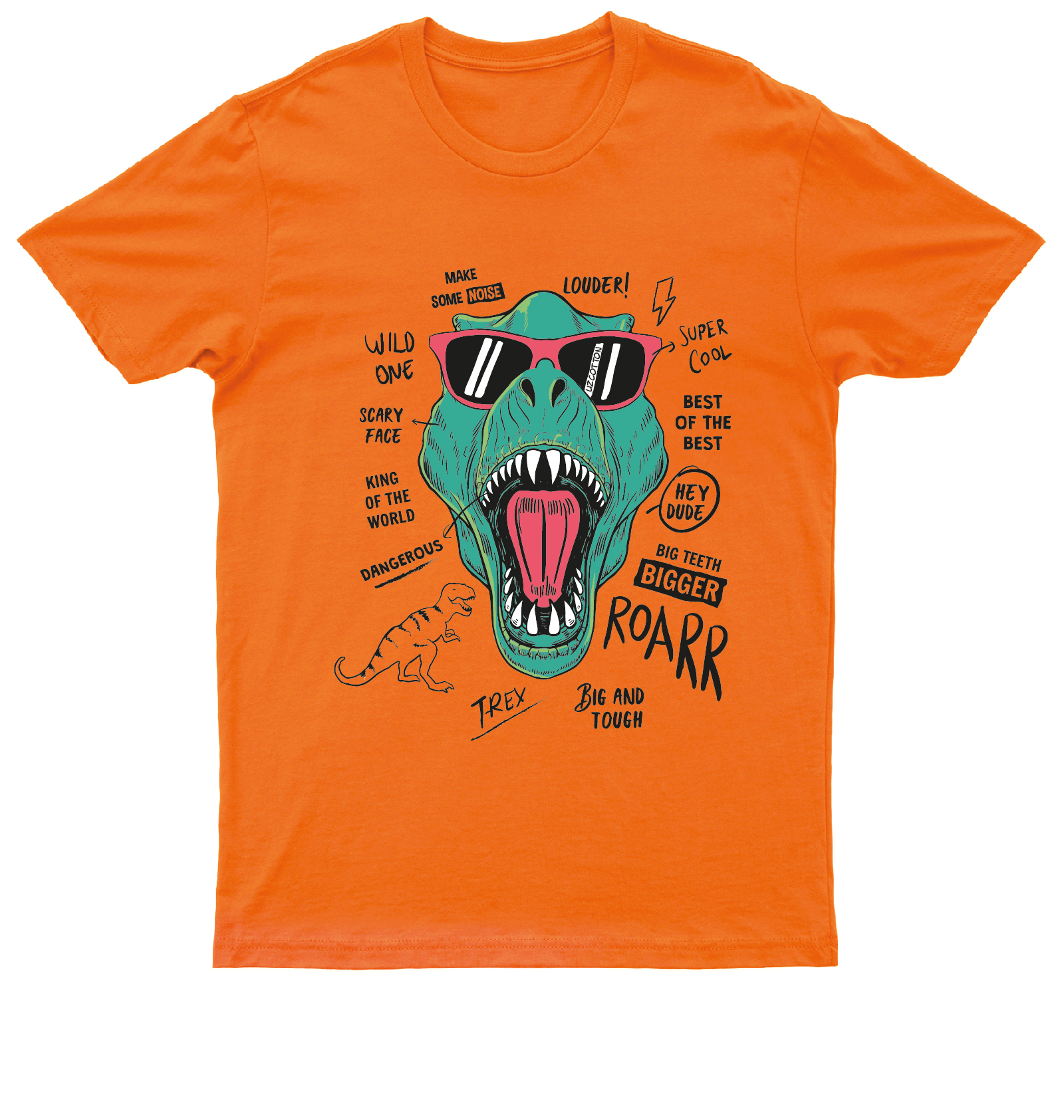 Футболка UZCOTTON Print-F-K-Basic/Teen8-Оранж - фото 2