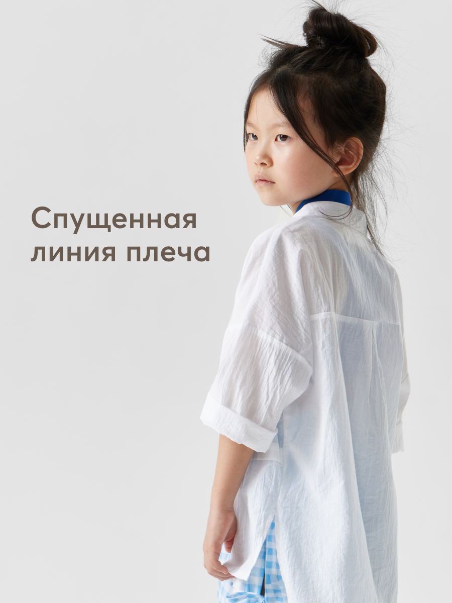 Рубашка Happy Baby 88193_white - фото 7
