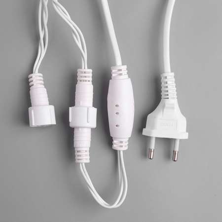 Гирлянда Luazon «Нить» 10 м IP44 УМС белая нить 100 LED свечение синее 220 В