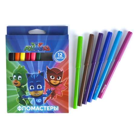 Фломастеры PJ masks 12 цв.