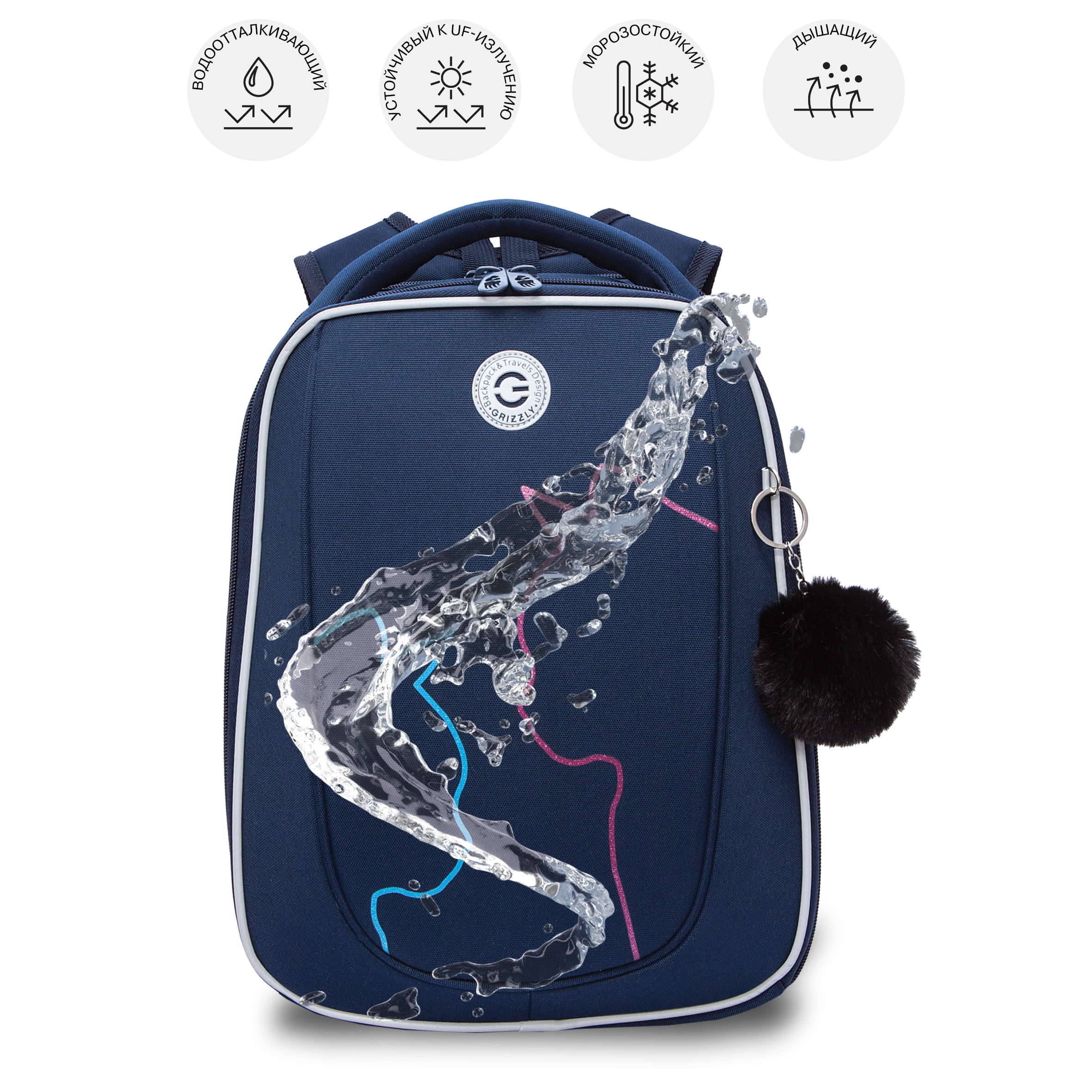 Ранец Grizzly для девочки - фото 10