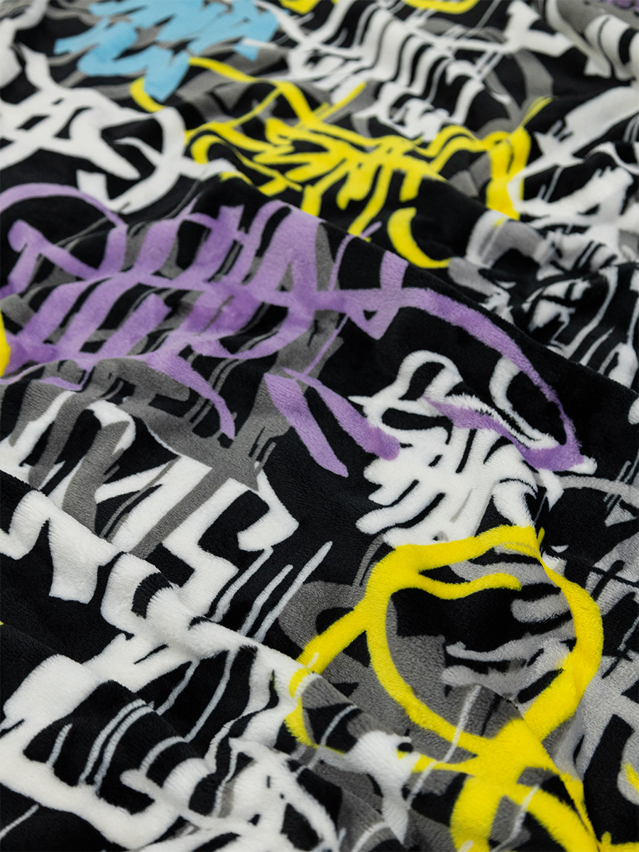 Покрывало BRAVO Граффити 150 x 200 см велсофт - фото 3