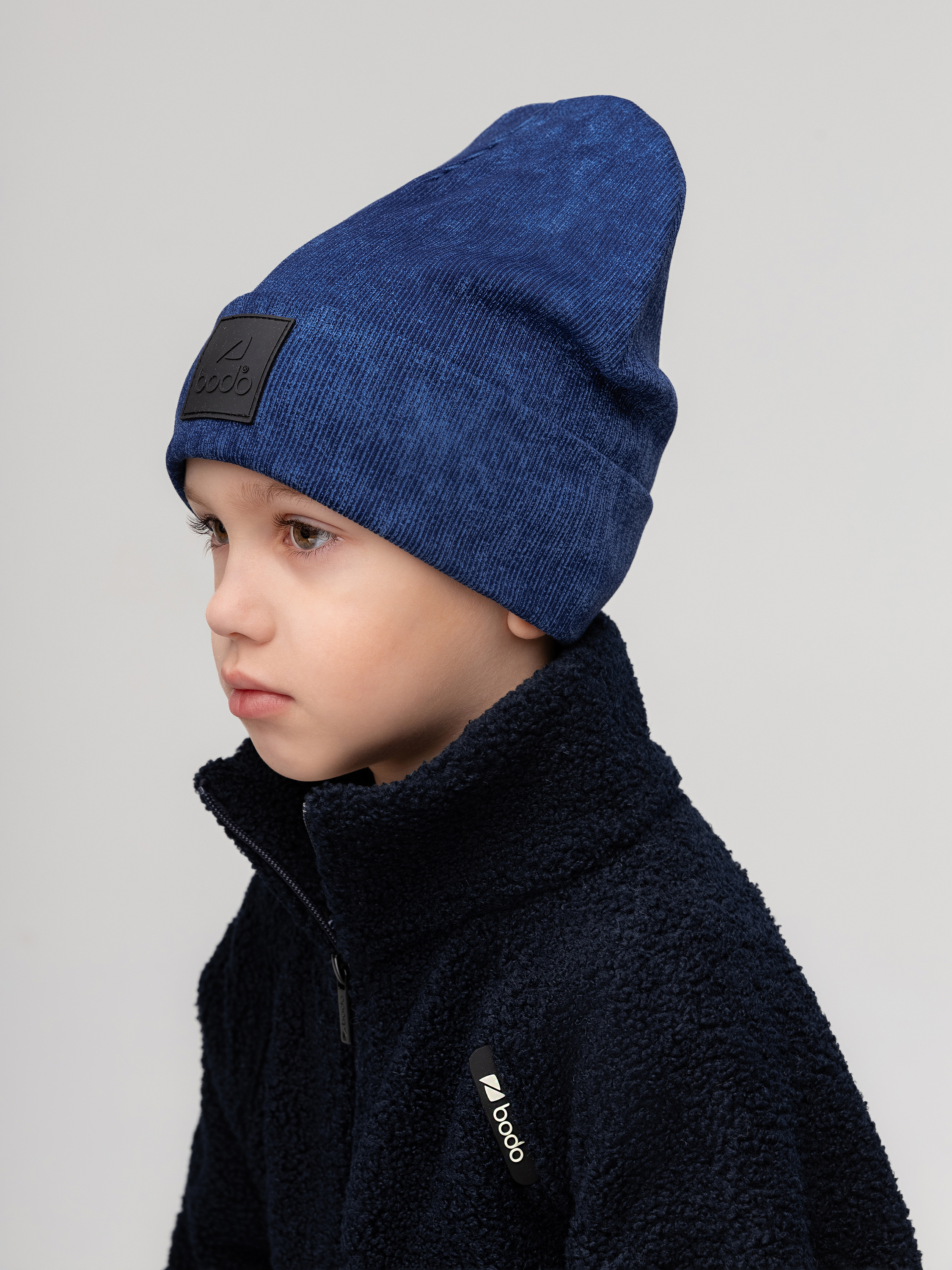 Шапка Bodo 10-417MU_сине-голубой - фото 3