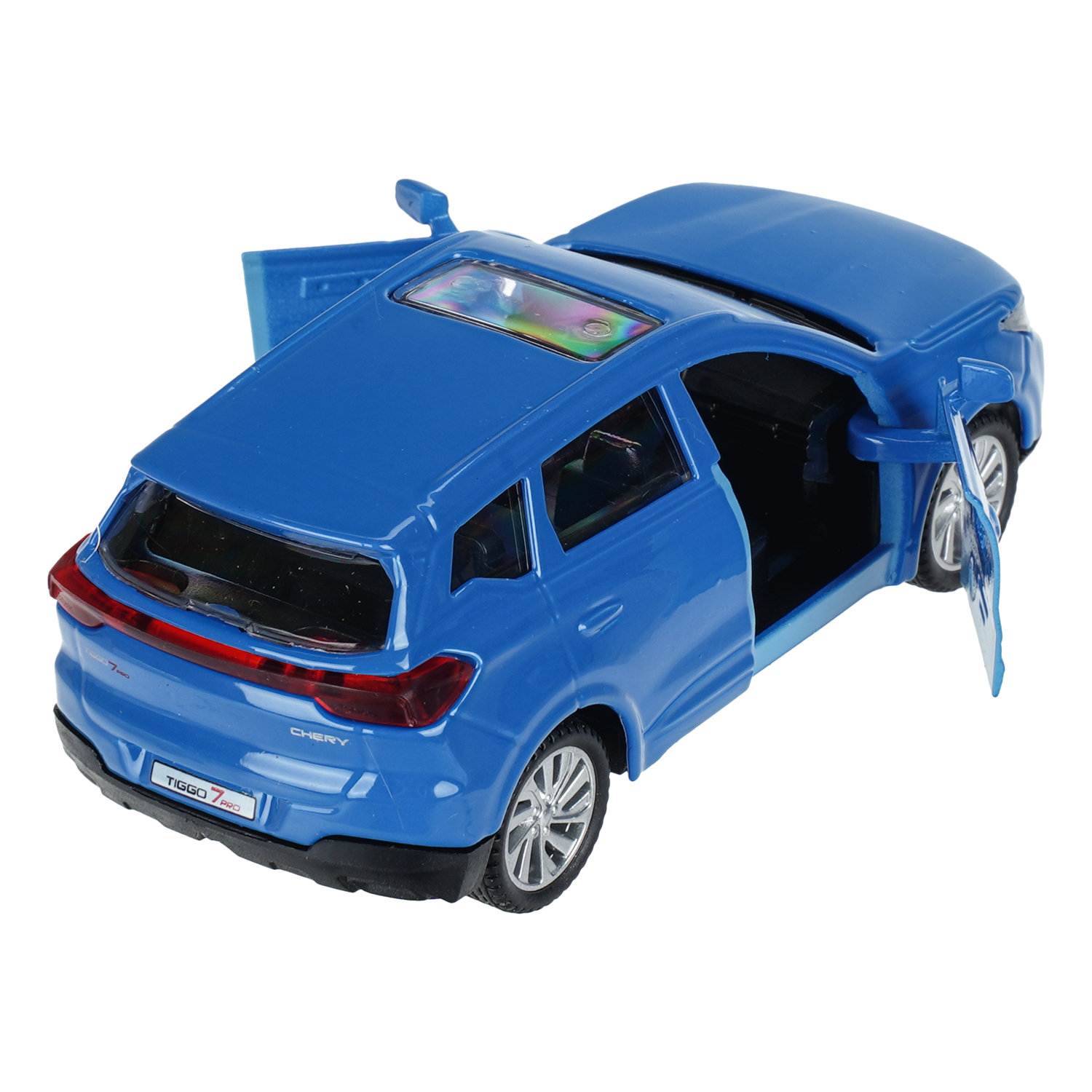 Автомобиль Huada Toys Geely Синяя 410579 - фото 4