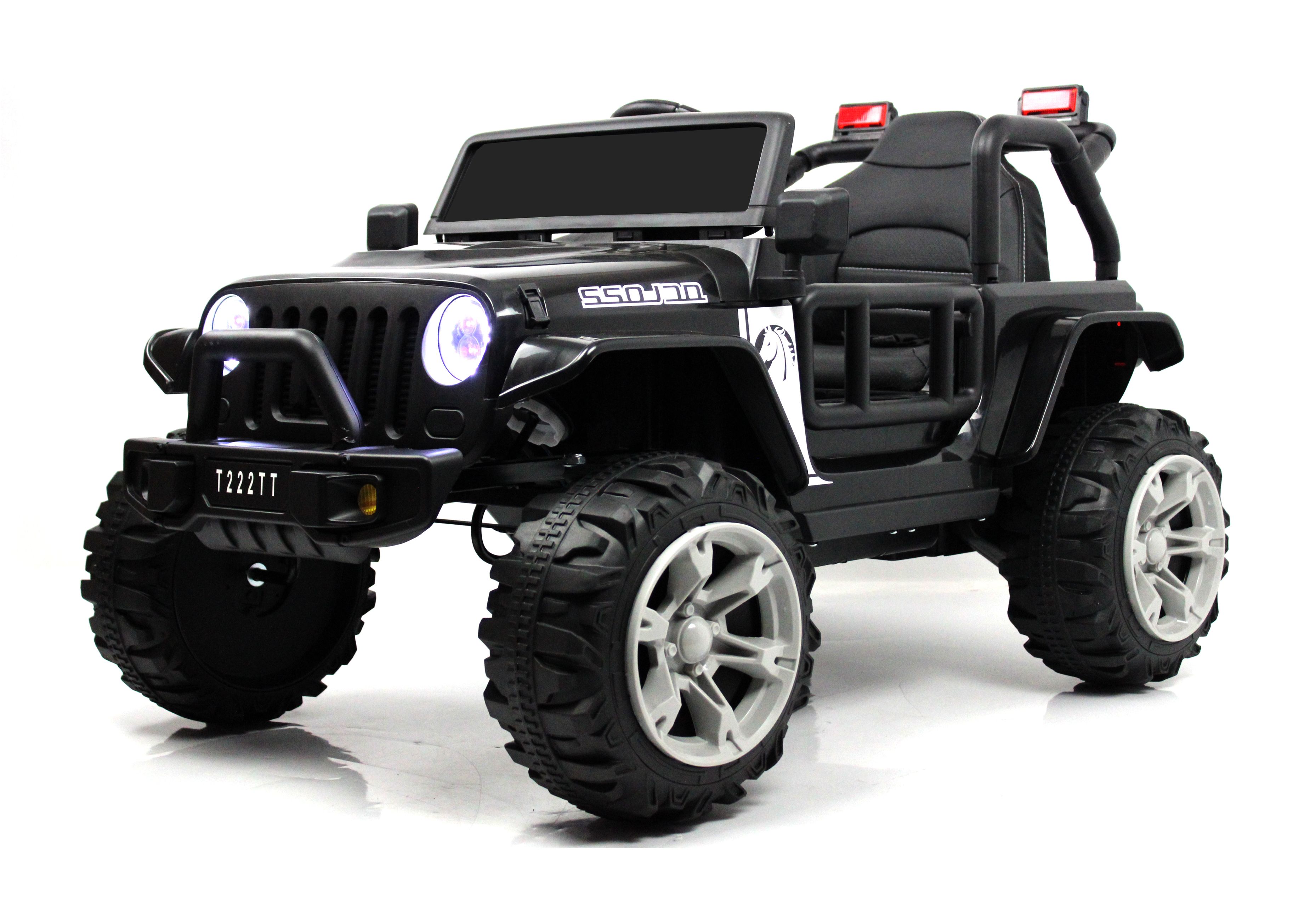 Электромобиль RIVERTOYS T222TT-4WD-BLACK С пультом ДУ - фото 31