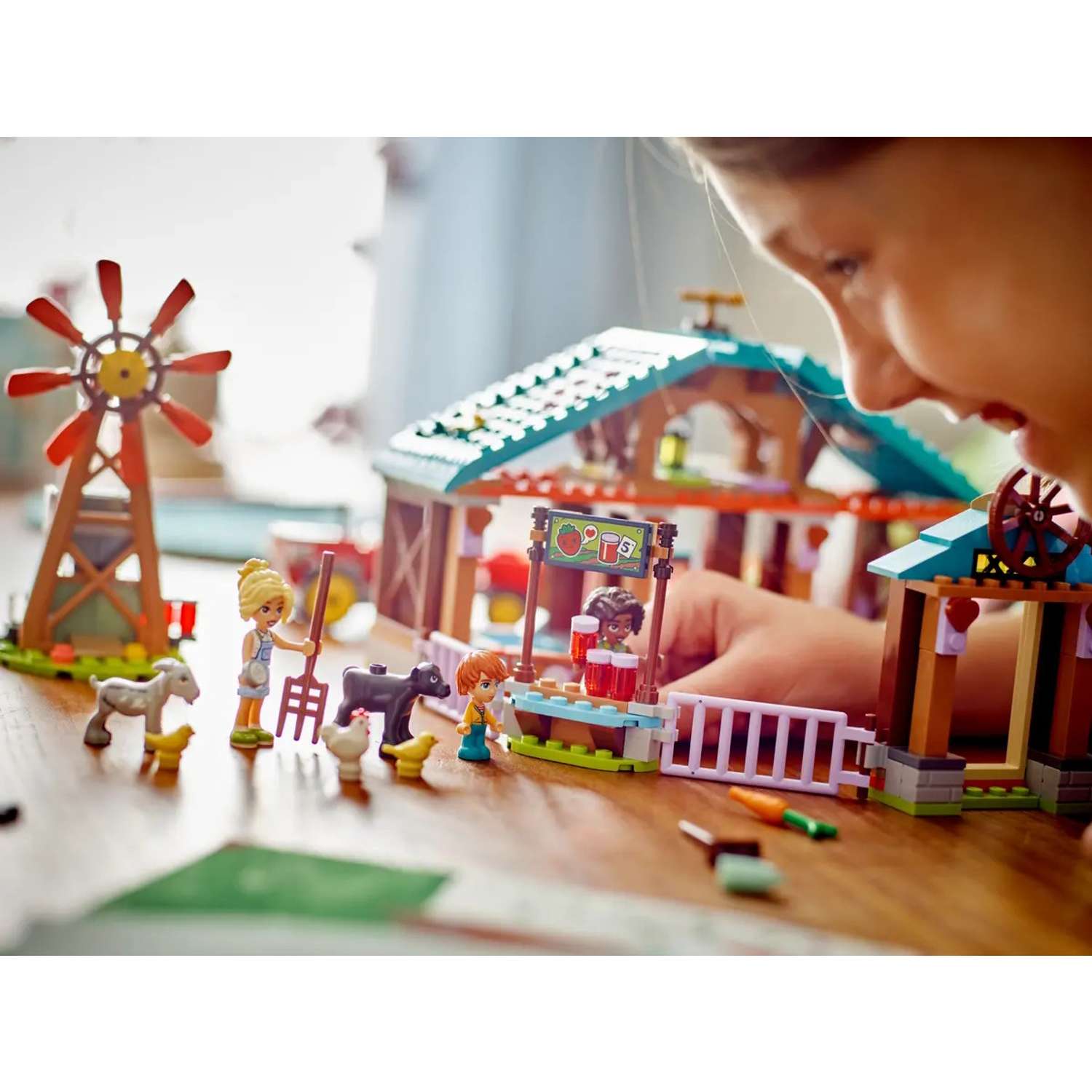 Конструктор LEGO Friends Приют для сельскохоз животных блочный - фото 10