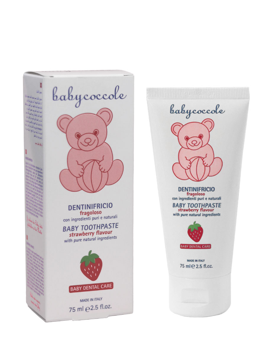Зубная паста Babycoccole без фтора Клубника - фото 2