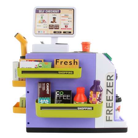 Игровой набор Veld Co касса, продукты, прилавок