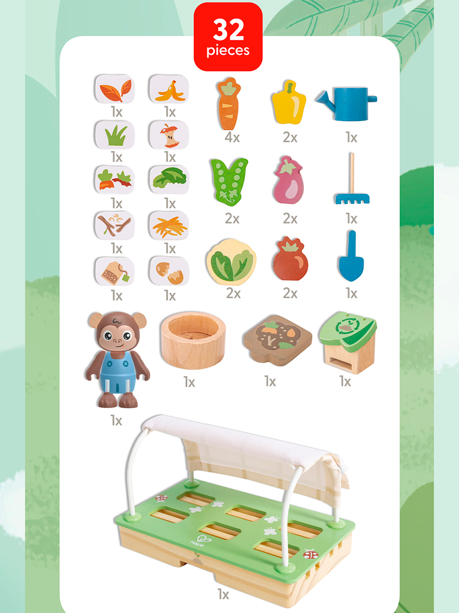 Игрушка Hape Собираем урожай Мини-дом - фото 8