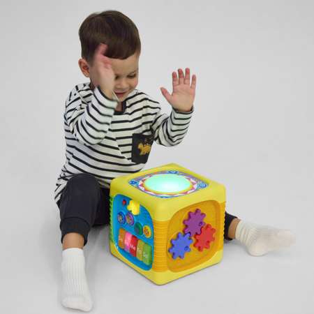 Развивающий кубик BabyGo свет звук
