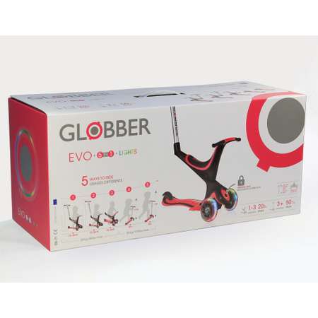 Самокат Globber трехколесный