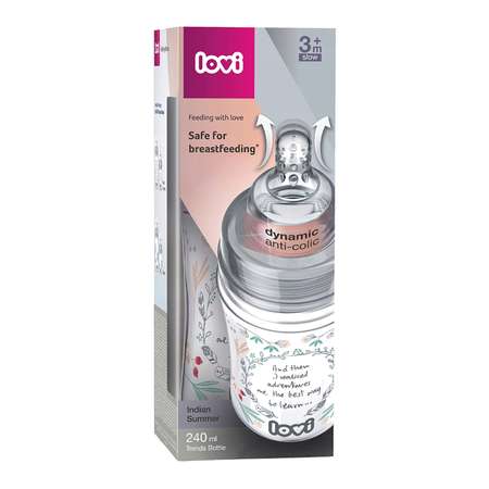 Бутылочка LOVI Anti-Colic 240 мл