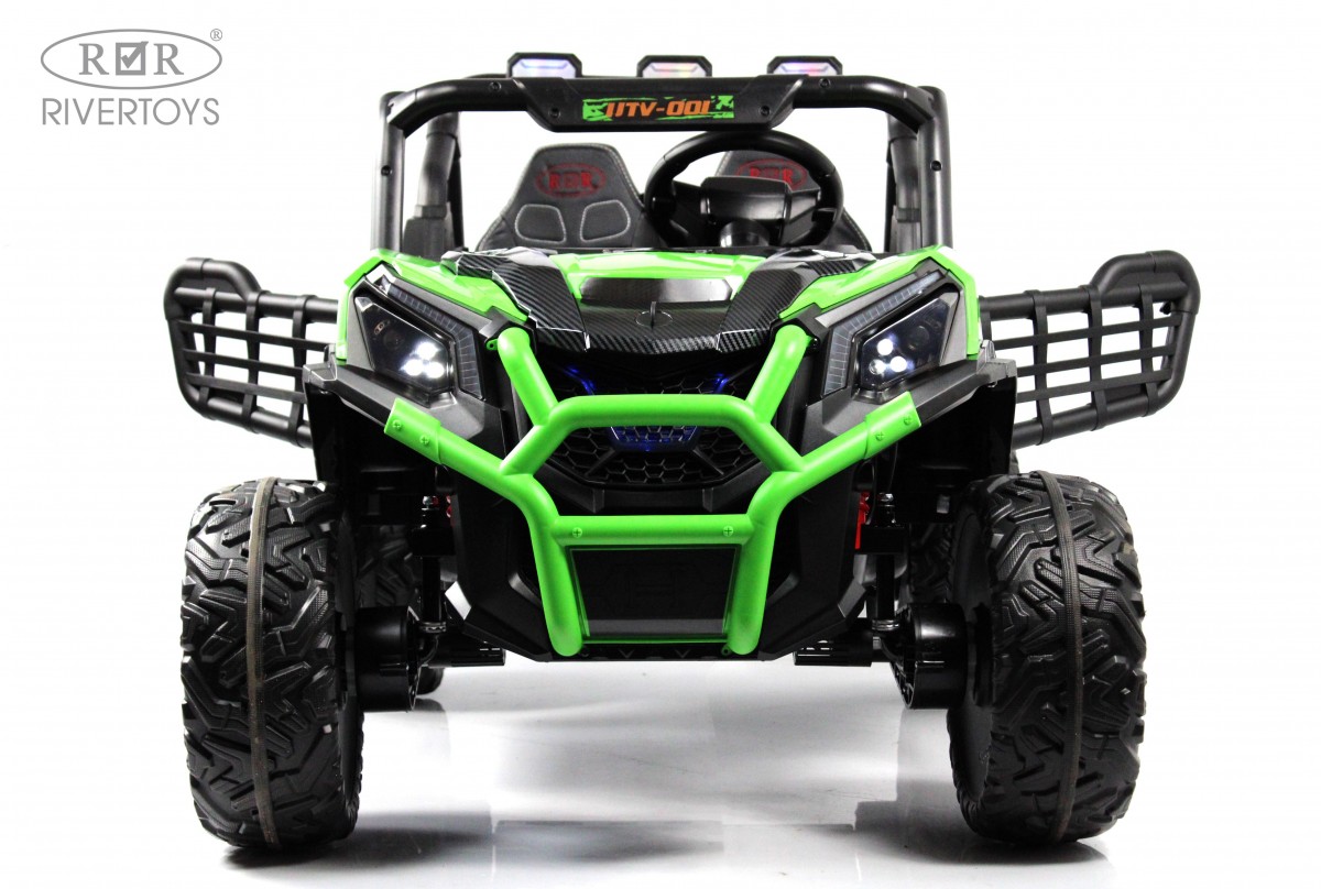 Электромобиль RIVERTOYS K777KK-LUX-BUGGY-GREEN С пультом ДУ - фото 4