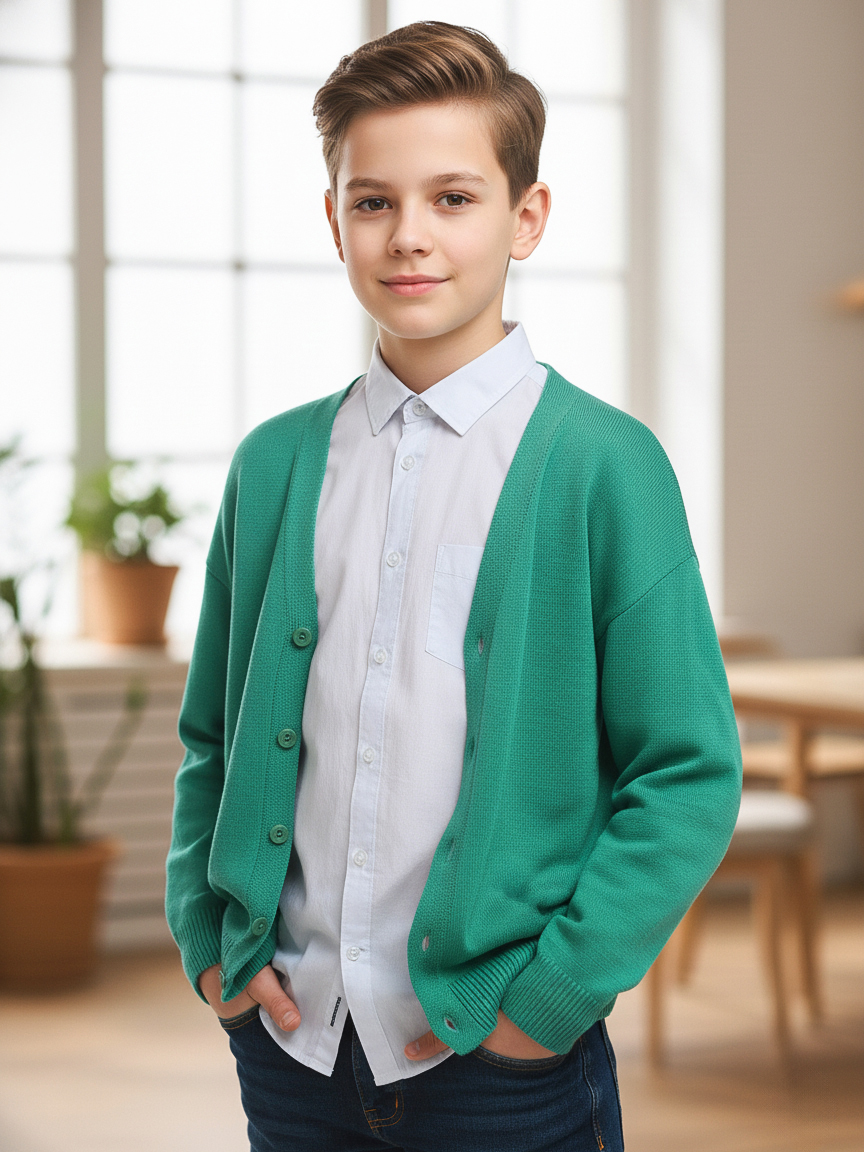 Кардиган СИНИЙ МИР MY311-SL39 - фото 4